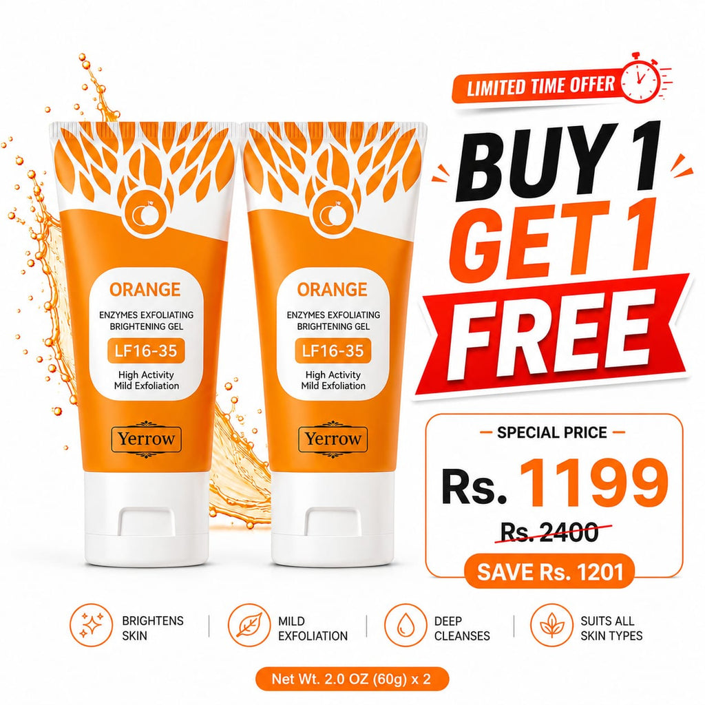 ORANGE Enzymes Exfoliating Brightening Gel ( buy one get one free)